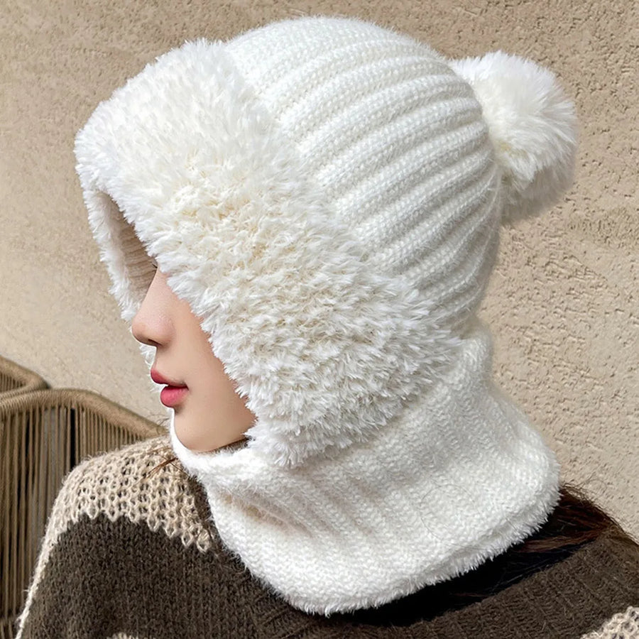 Zarte Fleece Wintermütze - Kimberly