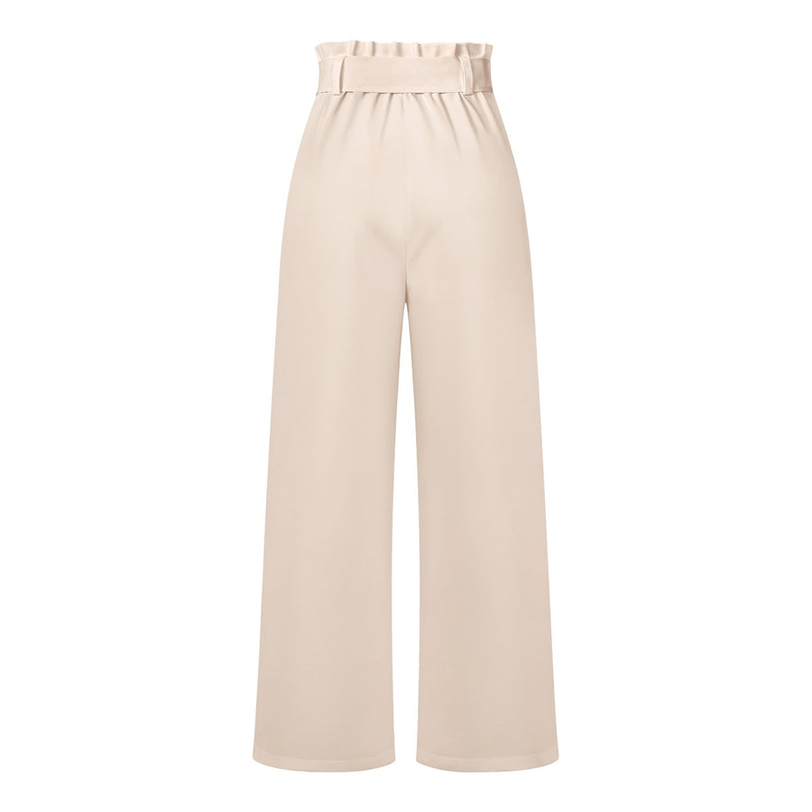 Damen Leinenhose Mit Hoher Taille | Stilvoll
