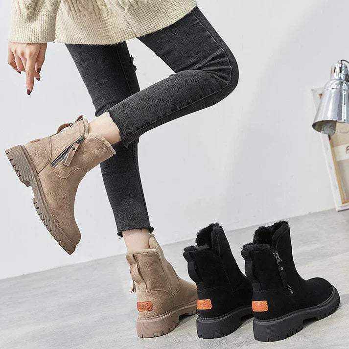 Wintera™ – Gefütterte Winterstiefel mit Seitlichem Reißverschluss