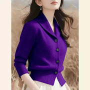 IRMTRAUD - BASICS STRICKJACKE MIT KNOPFEN