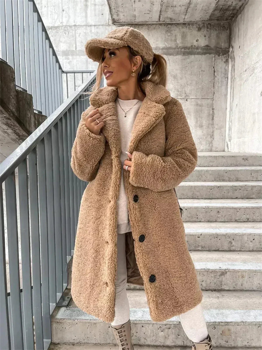 Isabel | Lässige Damen-Teddyjacke trendy & warm