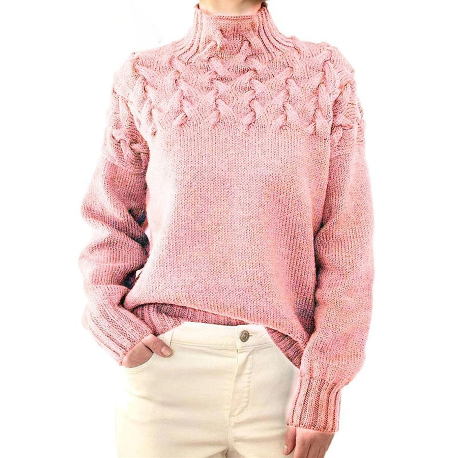 Eleganter Damen Rollkragenpullover – Weich & Warm – Strick für Winter