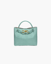 Lucia Krokodilgeprägte vegane Ledertasche