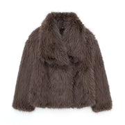 Clara | Bequemer Kunstpelz Mantel für Damen Winter