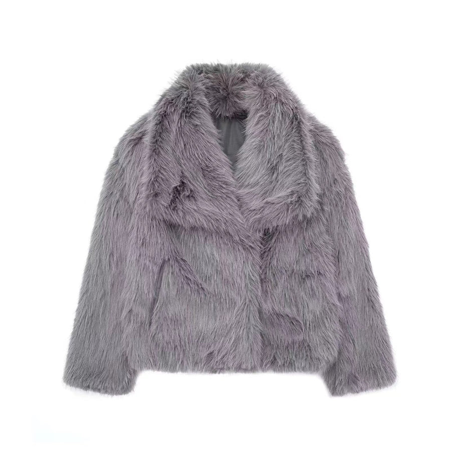 Clara | Bequemer Kunstpelz Mantel für Damen Winter