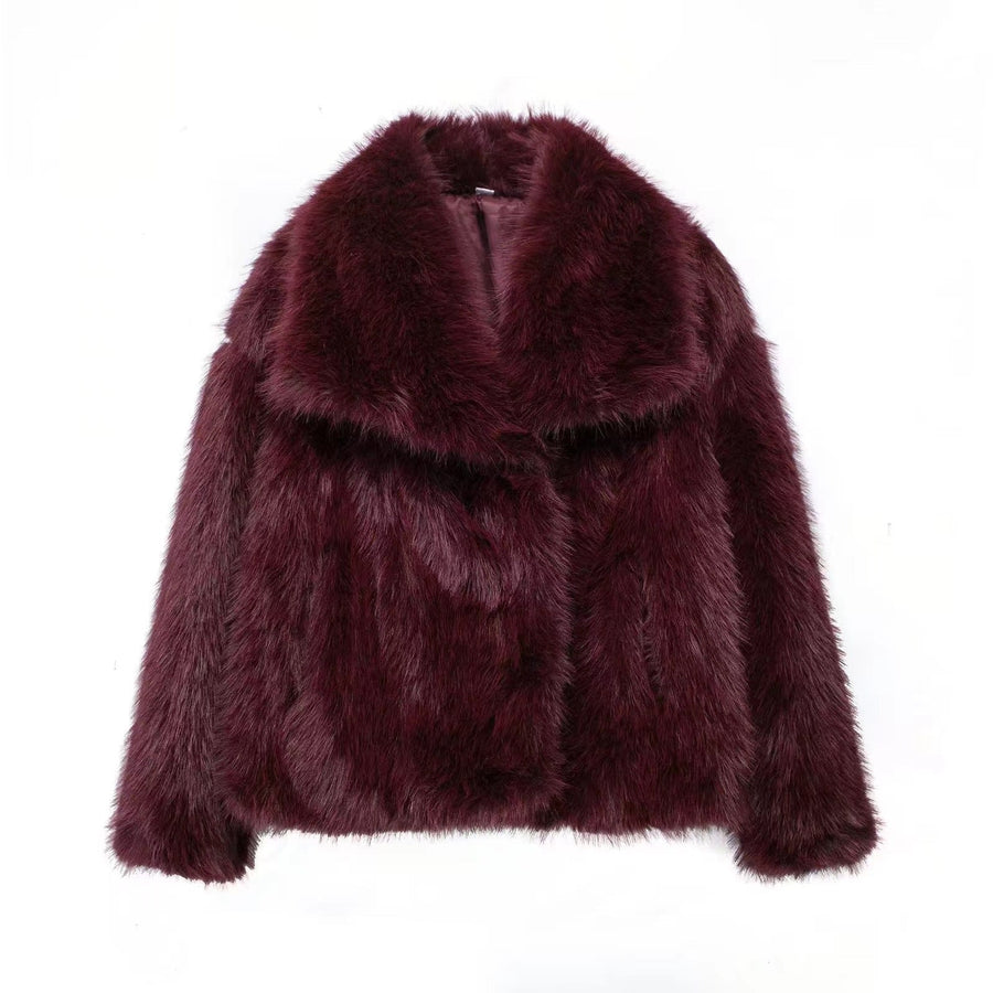 Clara | Bequemer Kunstpelz Mantel für Damen Winter