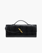 Bianca Kroko-geprägte Ledertasche