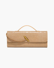 Bianca Kroko-geprägte Ledertasche