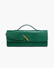 Bianca Kroko-geprägte Ledertasche