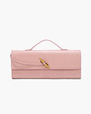 Bianca Kroko-geprägte Ledertasche