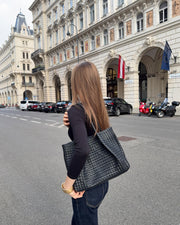 Natalie Geflochtene Tasche XL