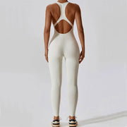 Solider Yoga-Jumpsuit für Damen – Einteilige Activewear für Yoga & Pilates
