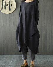 Elegantes Damen Maxi Kleid aus Baumwolle