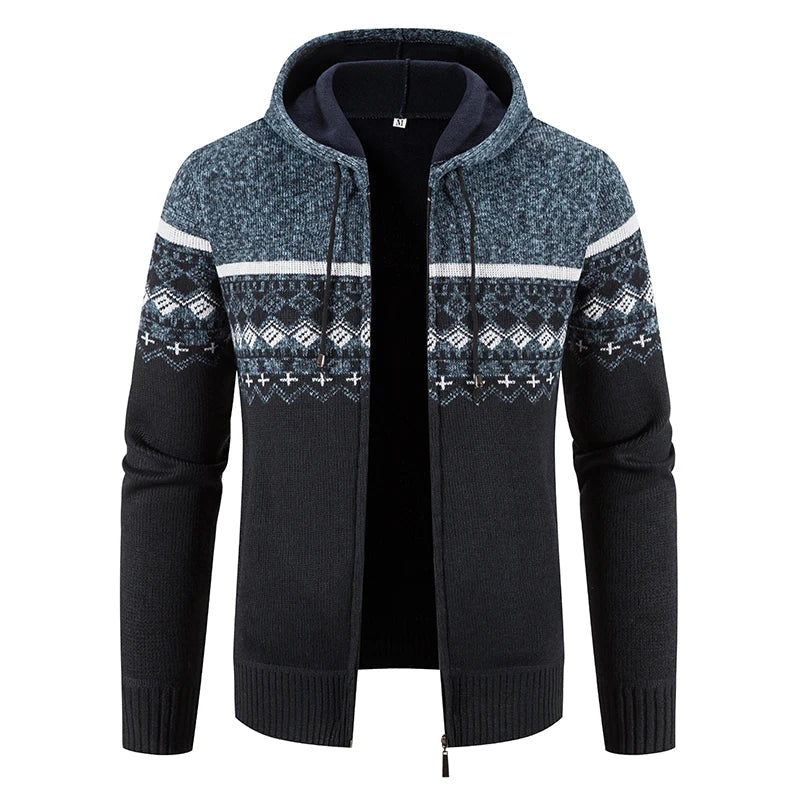 Julian | Vintage Cardigan mit Reißverschluss