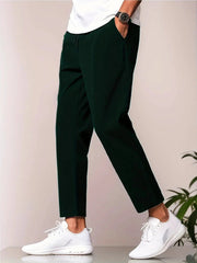 ADELINO - SCHLICHE HOSE MIT GERADER PASSFORM