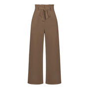 Damen Leinenhose Mit Hoher Taille | Stilvoll