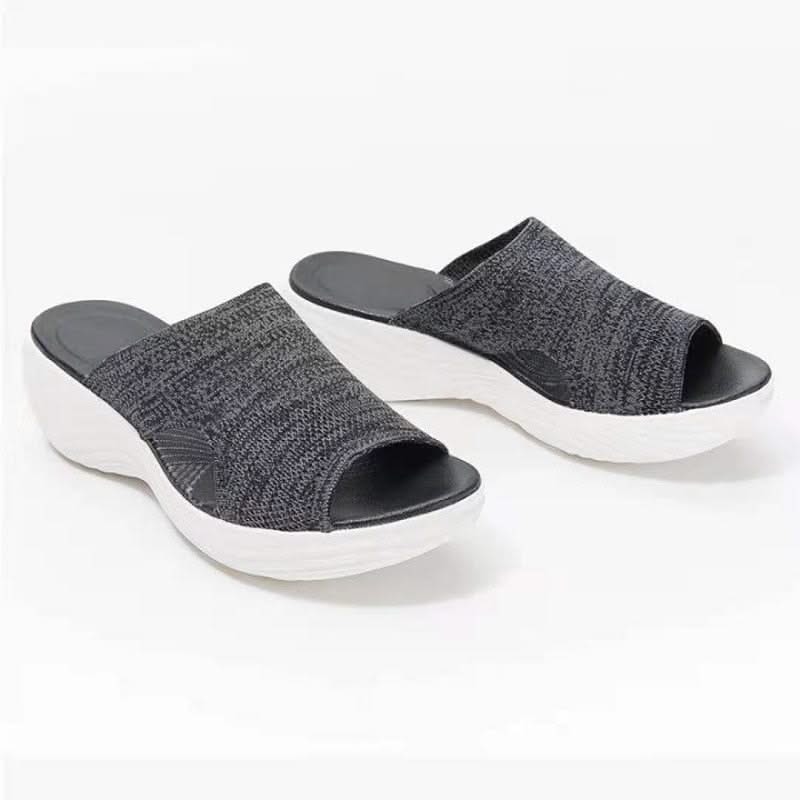 Orthopädische Damensandalen mit verstellbarer Schnalle