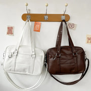 Vintage Veganes Leder Strandtasche – Große Tote, modisch & nachhaltig