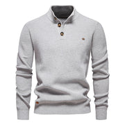 RICCARDO | HERRENPULLOVER MIT KNÖPFEN