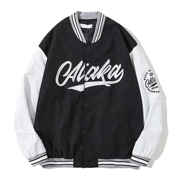 Oversized Hip-Hop Streetjacke für trendbewusste Frauen