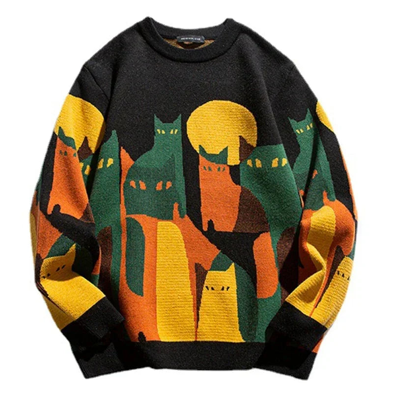 Stylischer Herrenpullover Mit Langarm | Mehrfarbig