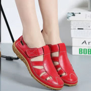 Salas - Vintage-Sandalen aus echtem Leder