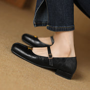 Susanne | Damen Frühlings Ballerinas mit Riemen