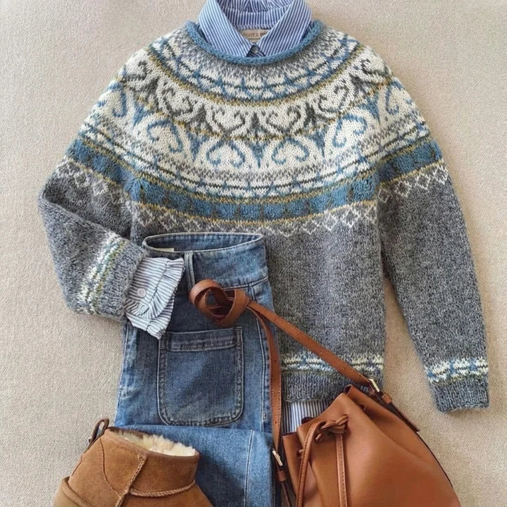 Luxe™ - Eleganter Vintage Strickpullover