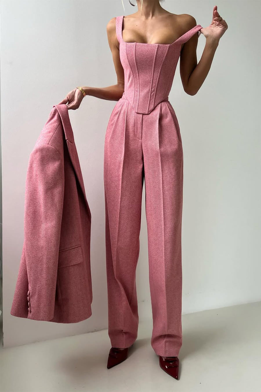 Dolce - Dreiteiliges Set mit Doppeljacke