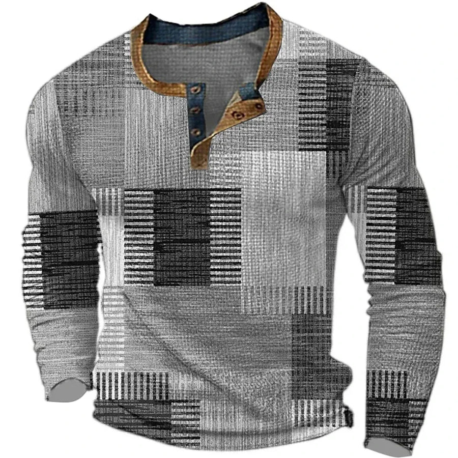 BEECKY™ | FARBENFROHES HERREN-LANGARMSHIRT
