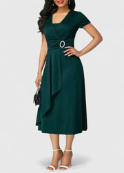 Clara | Zeitloses Midi-Kleid mit elegantem Komfort