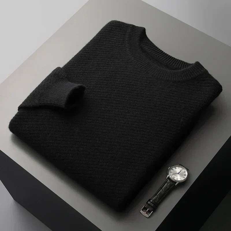 Lässiger Strickpullover Für Herren | Langarm