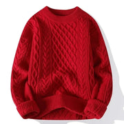 Herren-Strickpullover Mit Rundhalsausschnitt | Langarm