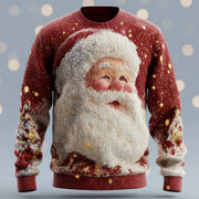 Joris™ – Unisex-Sweatshirt in limitierter Auflage mit 3D-Aufdruck von Santa Claus