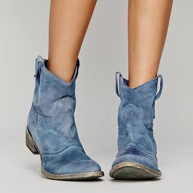 Emily™ – Lederstiefel für Knöchel