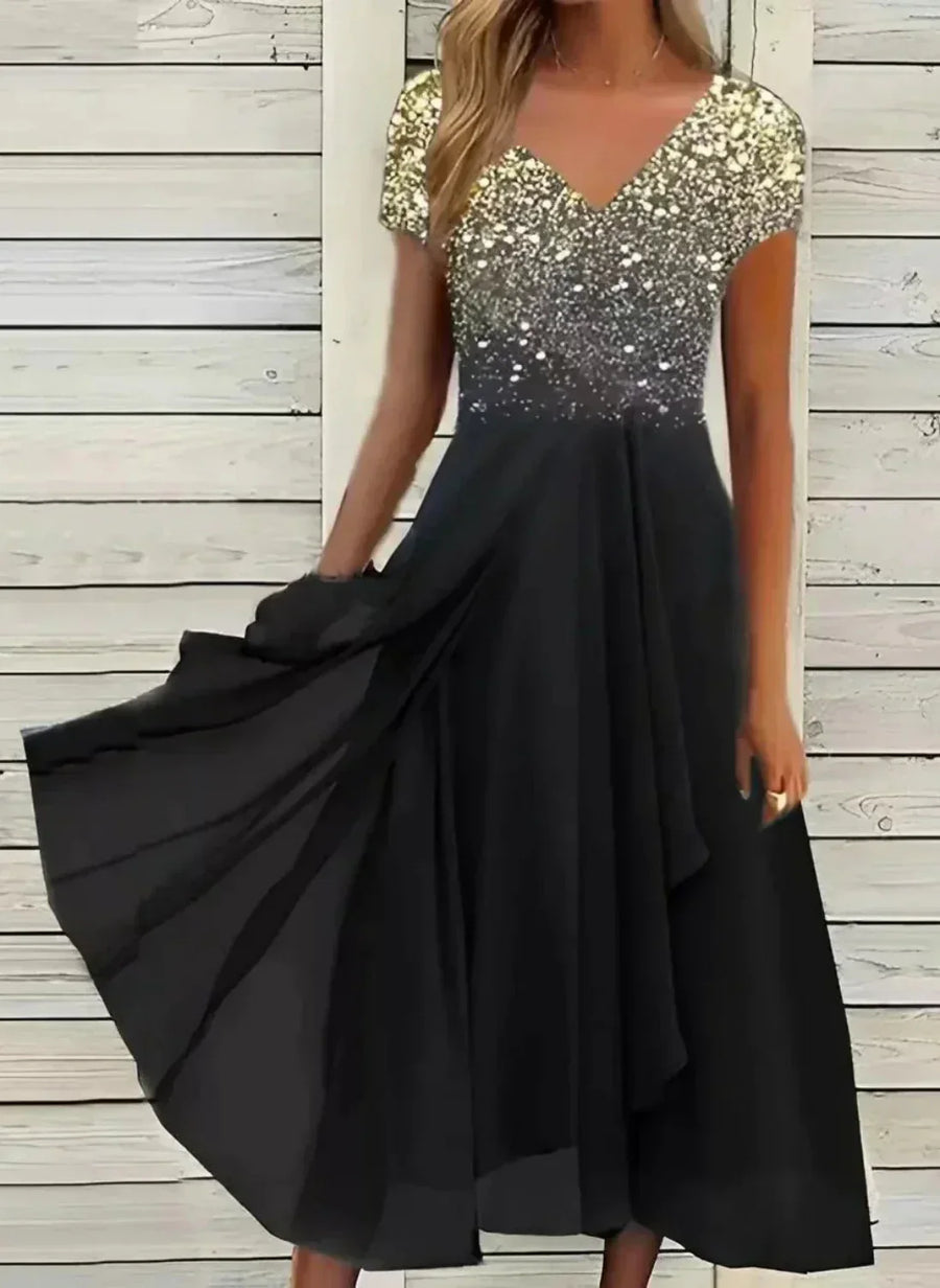 Caelina | Stilvolles Midi-Kleid