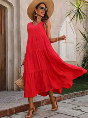 Fiona | Langes Kleid mit fließender Sommerform