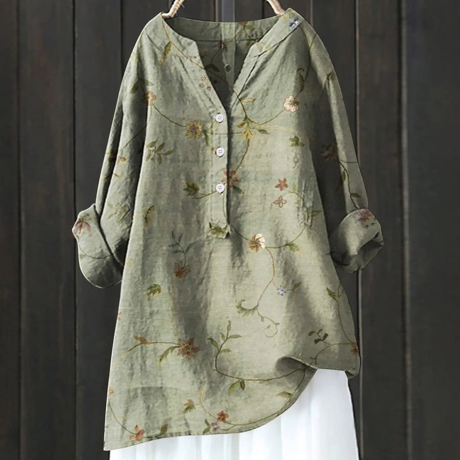 Jovita - Bluse Mit Blumendruck