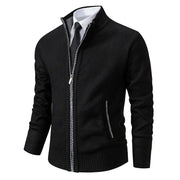 Yitzhak - Lässige Strickjacke Mit Stehkragen