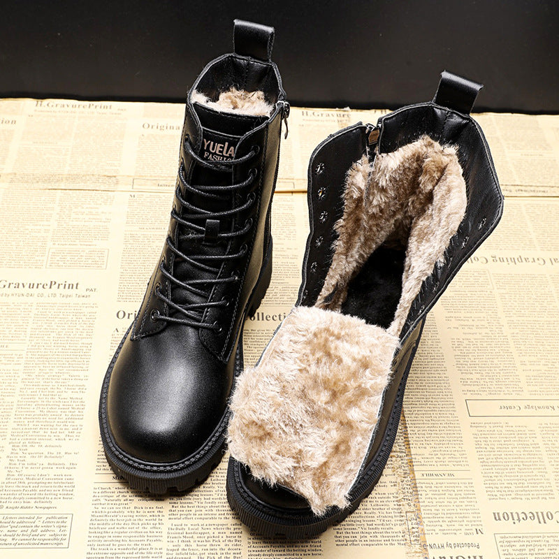 Nora | Elegante Winterstiefel in Lederoptik