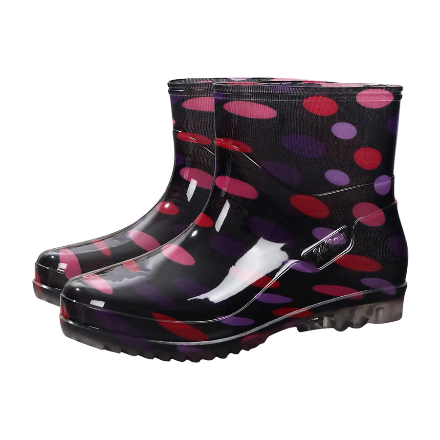 Damen Wasserdichte Gummistiefel | Mit Bunter Druck