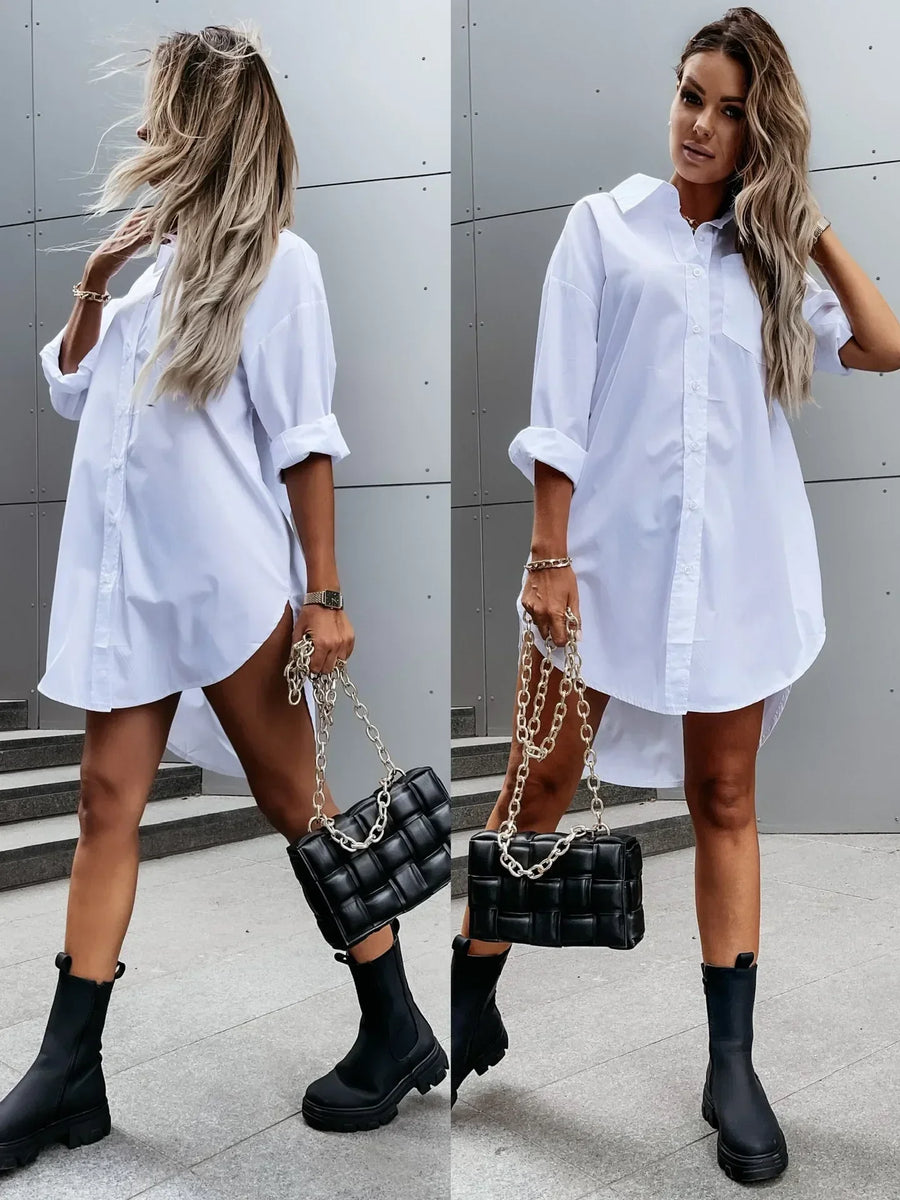 Kuscheliges | Oversize Hemdkleid für dich