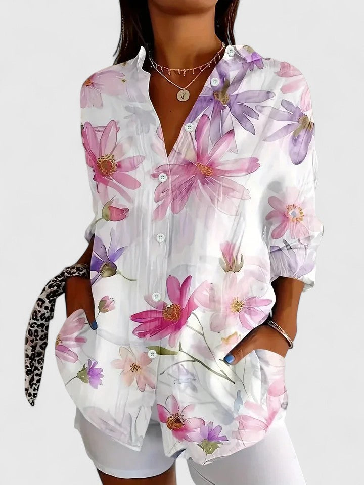 Lea | Elegante Bluse Edler Stil Zeitlos Chic