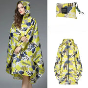 Damen Regenponcho mit Kapuze – Wasserdicht und stylisch für Outdoor-Aktivitäten
