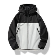 Norbert | Herren Wasserdichte Kapuzen Winddichte Shell Jacke