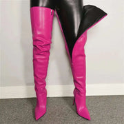 Damen-Overknee-Stiefel | Hohe Absätze