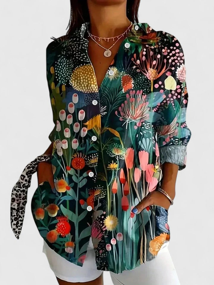 Lea | Elegante Bluse Edler Stil Zeitlos Chic
