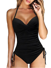 Modisches V-Ausschnitt Tankini-Set – Figurformende Bademode für Damen