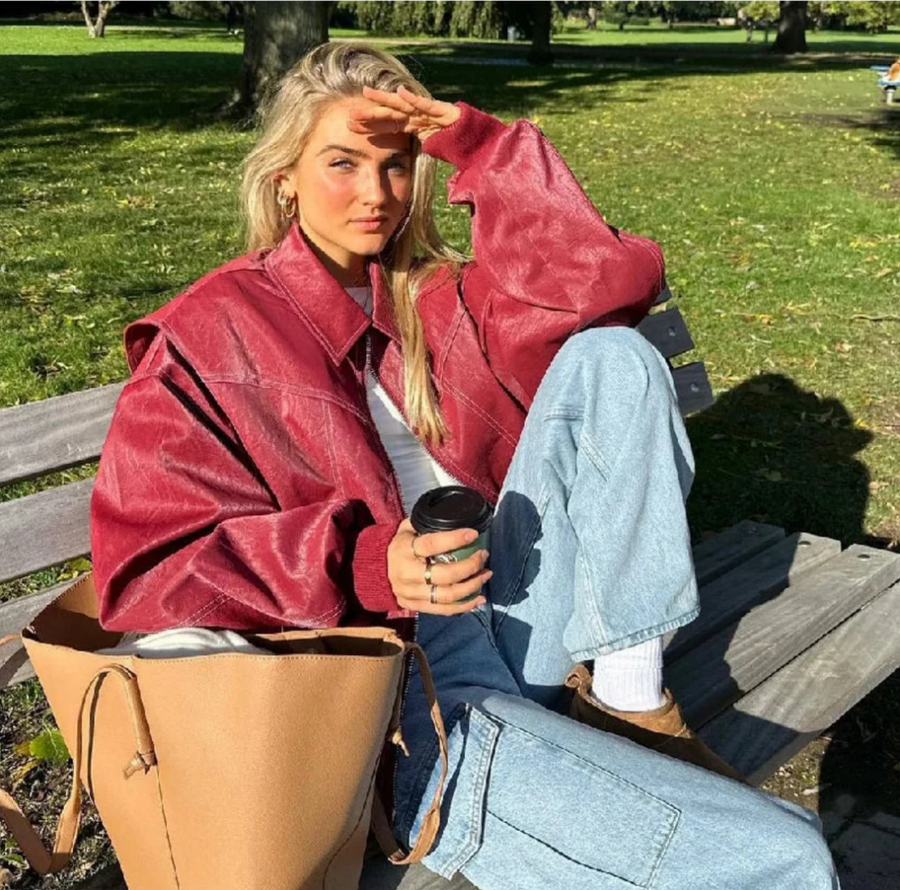 Bettina | Stylische Lederjacke für Damen