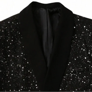 Glitzer-Blazer Für Herren | Langarm